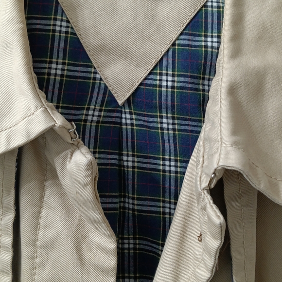 Tommy Hilfiger Double Collar Long Sleeve Trench Coat Size XL - Picture 5 of 9